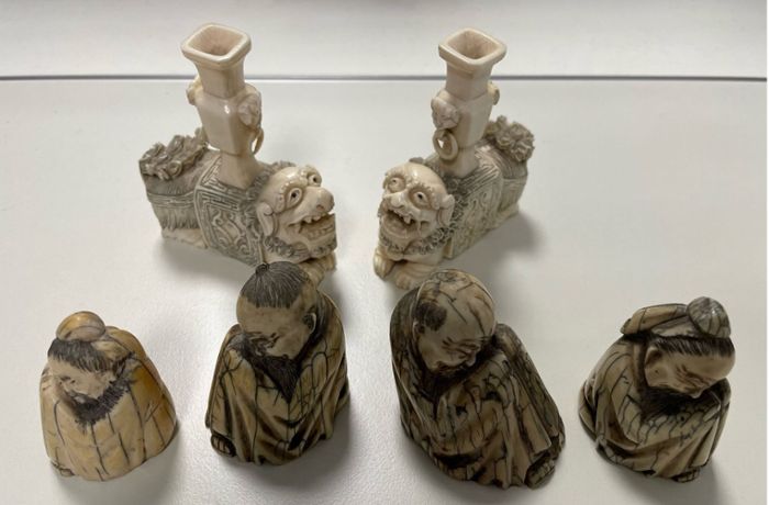 Zoll beschlagnahmt Elfenbeinfiguren aus dem 19. Jahrhundert