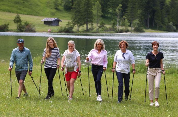 Nordic Walking beim G7-Gipfel in Elmau: An die Stöcke, fertig, los!