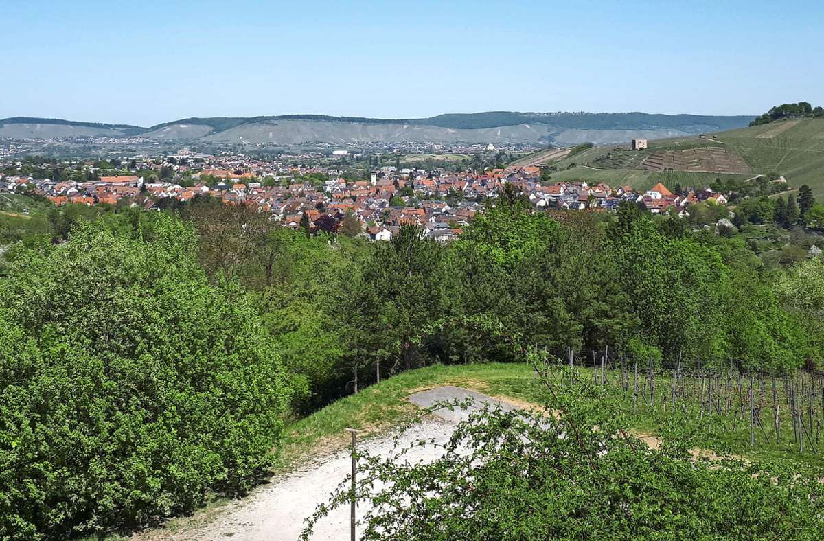 Blick auf den Ortsteil Stetten mit der Yburg.  Die Bürger werden gefragt, wie sich ihre Heimat entwickeln soll. Foto: Dirk Herrmann