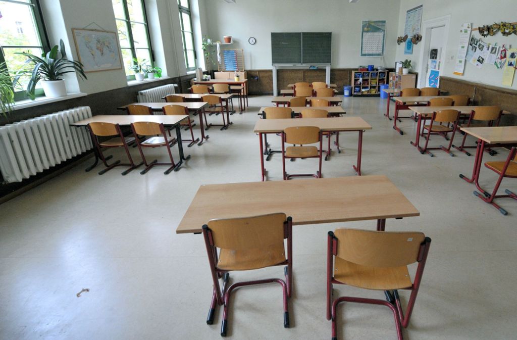 Im Ausnahmefall bleiben die Klassenzimmer leer und die Kinder klassenweise daheim. Foto: dpa-Zentralbild