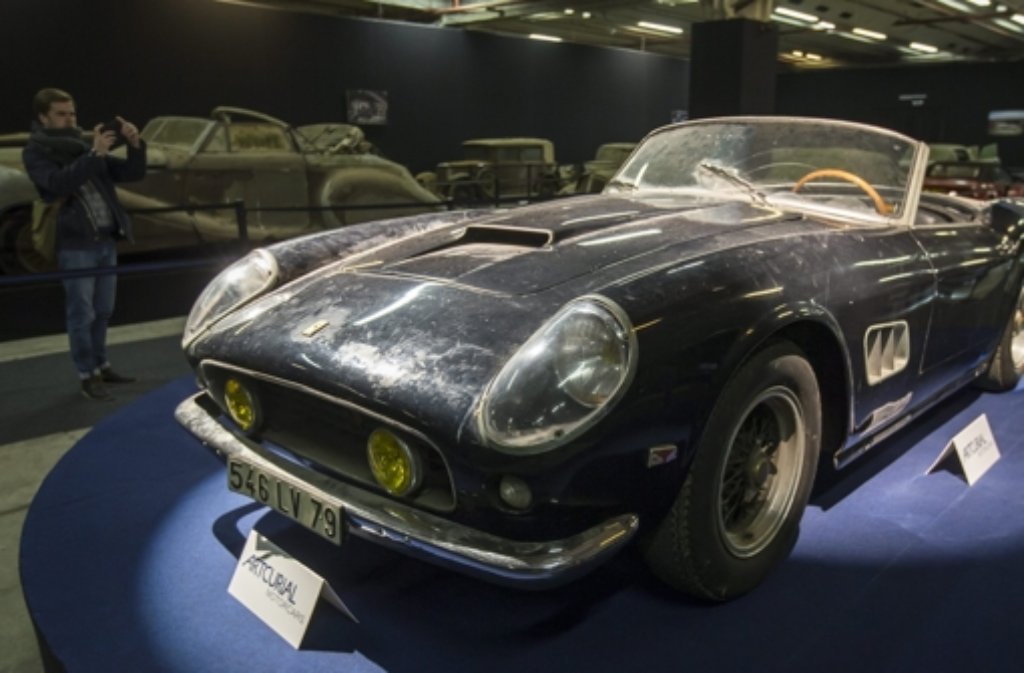 Der Ferrari 250GT SWB California Spider, Baujahr 1961, aus der Sammlung Baillon gehörte einst Alain Delon.